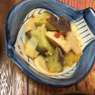 タケノコとサツマイモの煮物